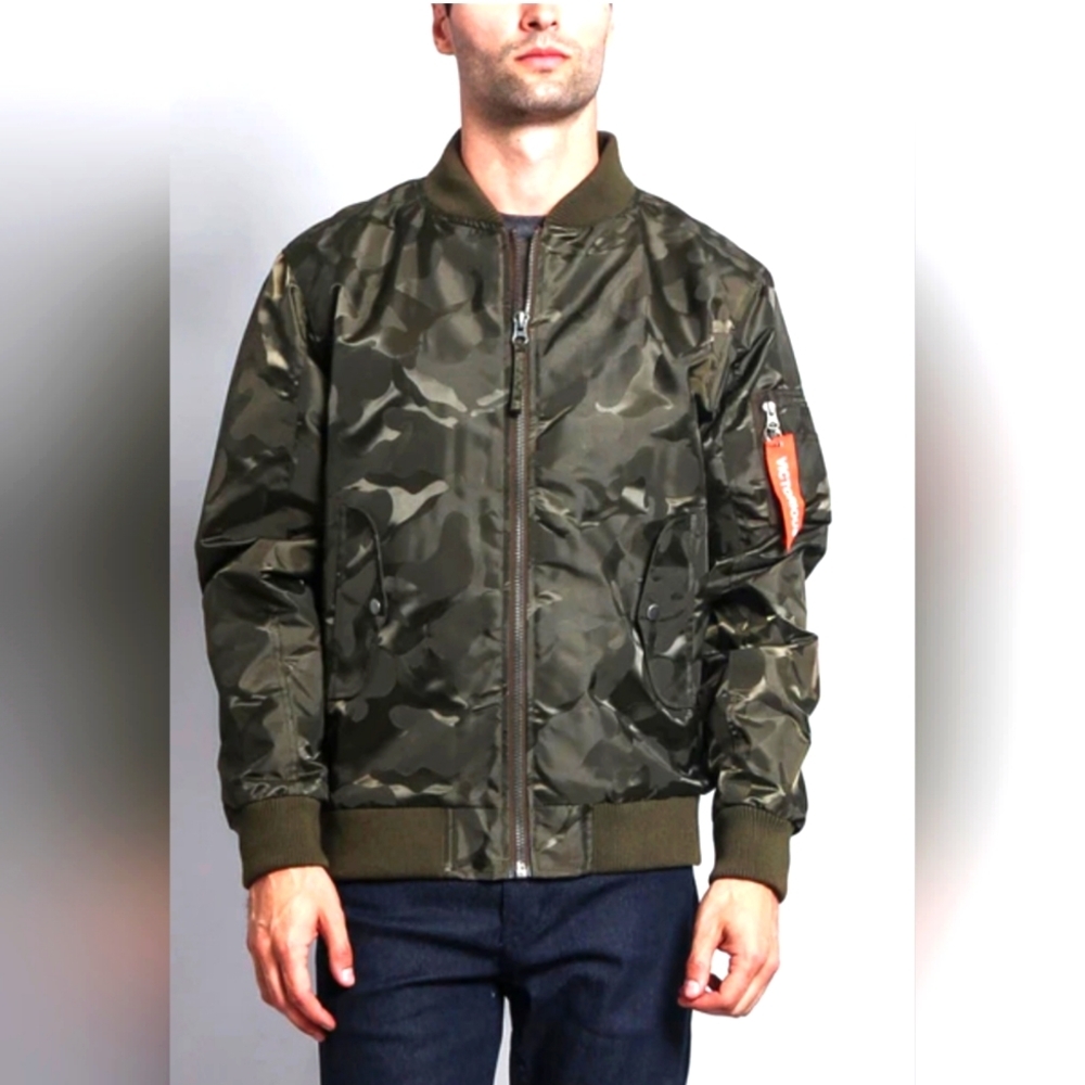 American Bazi Men's Green Cambridge Bomber Jacket